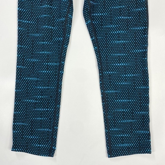 Nike Dri Fit Epic Run Tight Black Blue Capri Pants Size Small 799156 010 - Picture 3 of 13